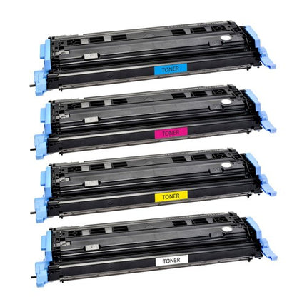 Pack multiple HP 124A (Q6000A-Q6003A) de marque distributeur (noir + 3 couleurs)