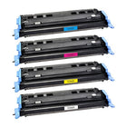 Pack multiple HP 124A (Q6000A-Q6003A) de marque distributeur (noir + 3 couleurs)