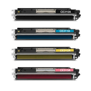 Marque propre HP 126A (CE310A-CE313A) multipack (noir + 3 couleurs)