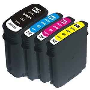 Pack multipack HP 940XL de marque propre (noir + 3 couleurs)
