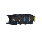 Pack de cartouches d'encre compatibles Brother LC-1240 (noir + 3 couleurs)