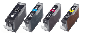 Cartouches multipack maison Canon PGI-5 + CLI-8 (noir + 3 couleurs)
