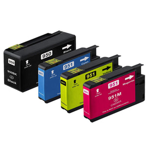 Pack multipack HP 950XL + HP 951XL de marque distributeur (noir + 3 couleurs)
