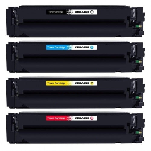 Pack de toners compatibles Canon 045H (noir + 3 couleurs)