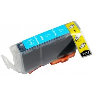 Cartouche cyan Canon CLI-8 de marque propre