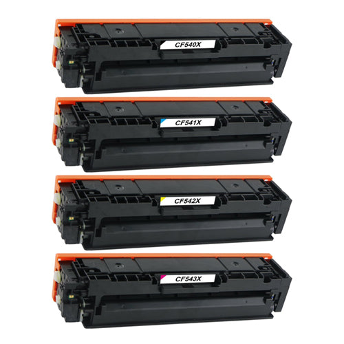 Marque propre HP 203X (CF540X-CF543X) multipack (noir + 3 couleurs)