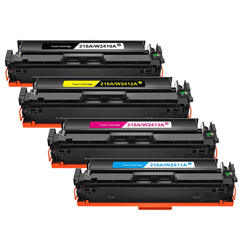 Pack multipack HP 216A (W2410A - W2413A) noir + 3 couleurs de marque propre