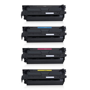 Pack multiple HP 508X (CF360X-CF363X) de marque distributeur (noir + 3 couleurs)
