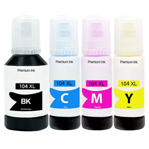 Pack multipack Epson 104 XL de marque propre (noir + 3 couleurs)