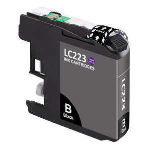 Cartouche d'encre noire compatible Brother LC-223