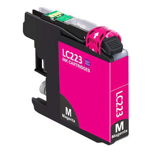 Cartouche d'encre magenta compatible Brother LC-223