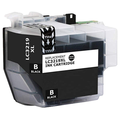 Cartouche d'encre noire compatible Brother LC-3219