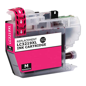 Cartouche d'encre magenta compatible Brother LC-3219