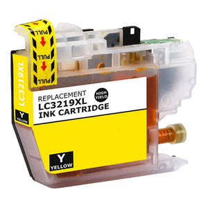 Cartouche d'encre jaune compatible Brother LC-3219