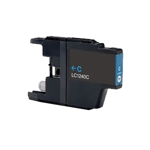 Cartouche d'encre cyan compatible Brother LC-1240