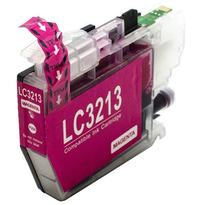 Cartouche d'encre magenta compatible Brother LC-3213