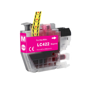 Cartouche d'encre magenta compatible Brother LC-422