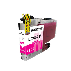 Cartouche d'encre magenta compatible Brother LC-424