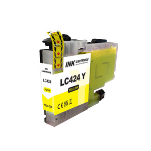 Cartouche d'encre jaune compatible Brother LC-424