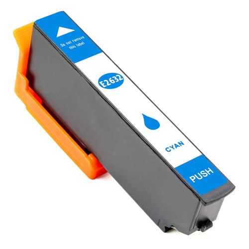 Cartouche cyan Epson 26XL (T2632) de marque propre