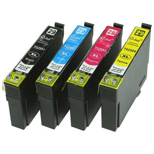 Pack multipack de cartouches d'encre compatibles Epson 29XL (T2996) (noir + 3 couleurs)