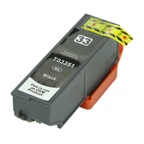 Cartouche d'encre noire compatible Epson 33XL (T3351)