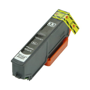Cartouche d'encre photo noire compatible Epson 33XL (T3361)