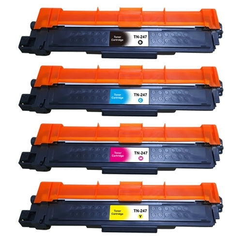 Pack de toners compatibles Brother TN-247 (noir + 3 couleurs)